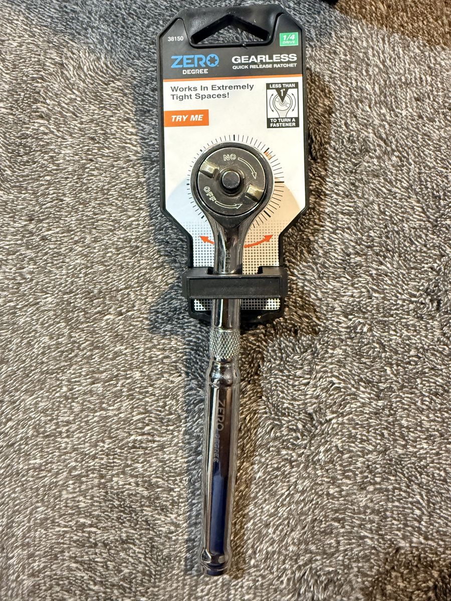 New zero degree ratchet