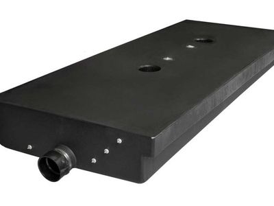 48 Gallon RV Black Water Tank, Leak-Proof RV Water Storage Tank for Toilets in Campers
