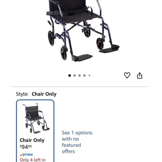 Transport wheelchair