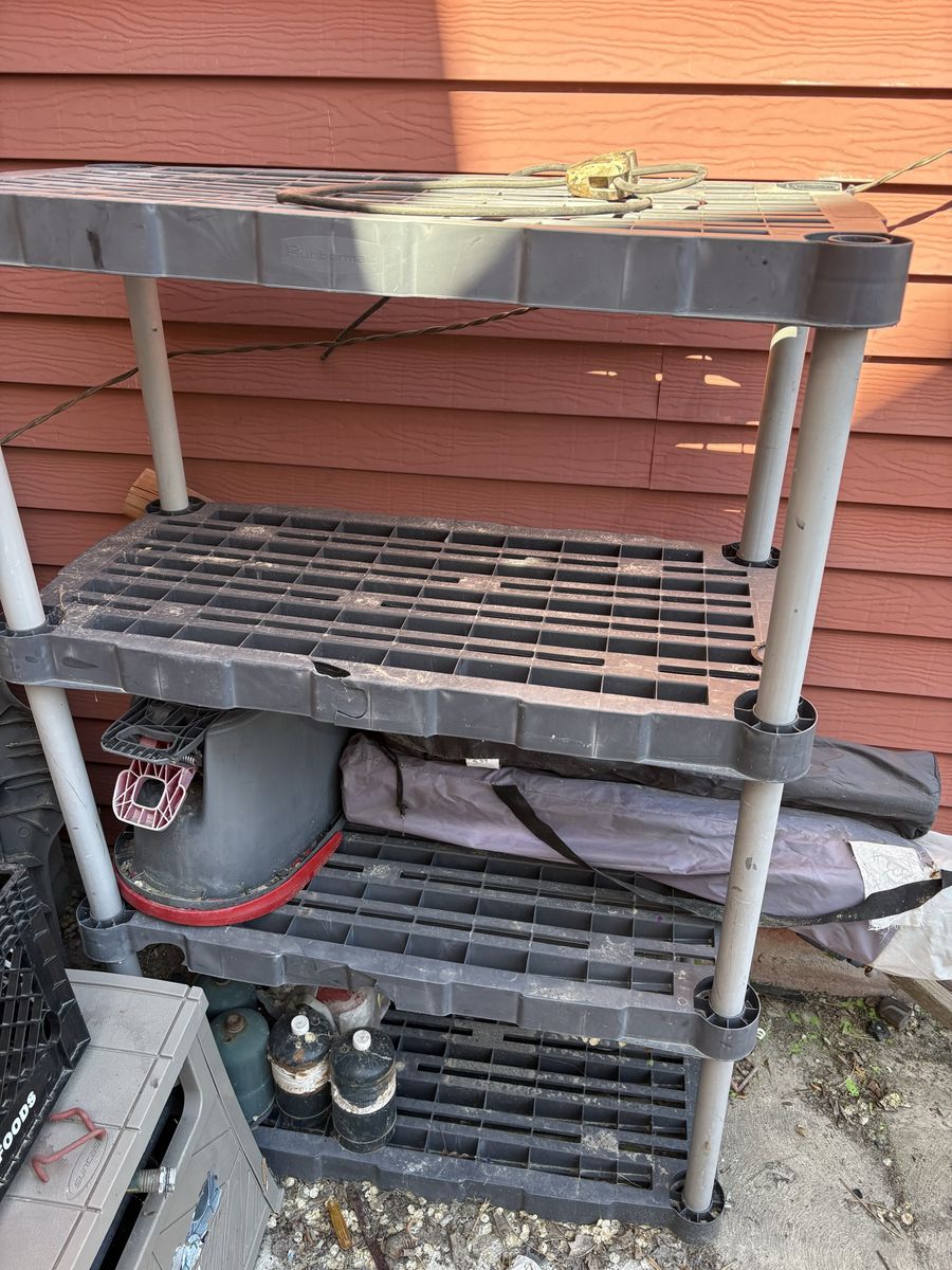 Garage shelves/ outdoor shelves