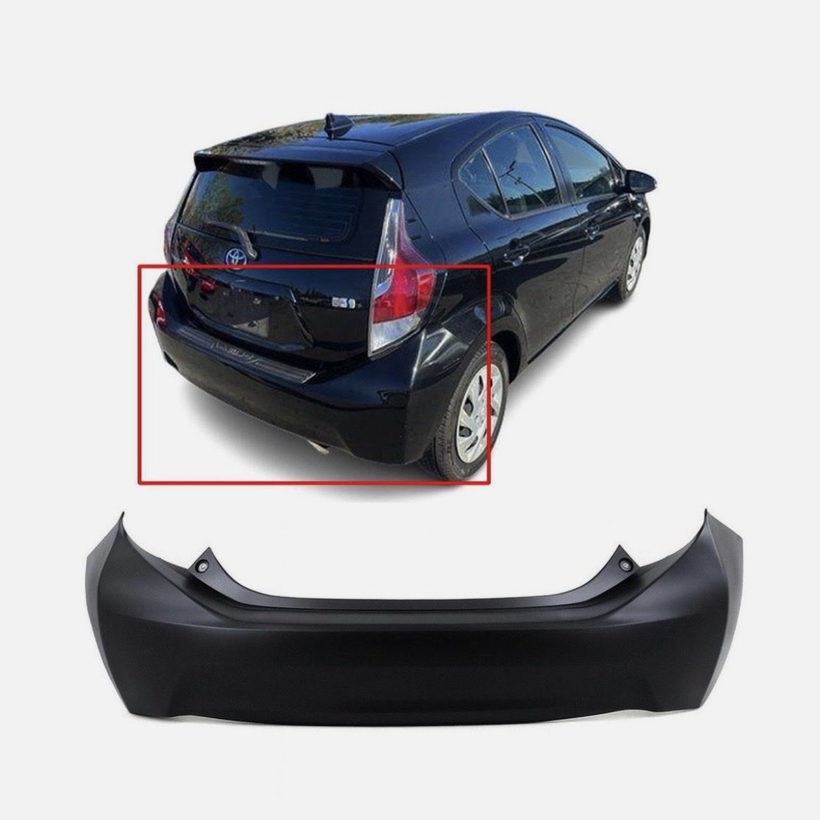 NEW Bumper Cover Replacement for 2012-2016 Toyota Prius C Hybrid