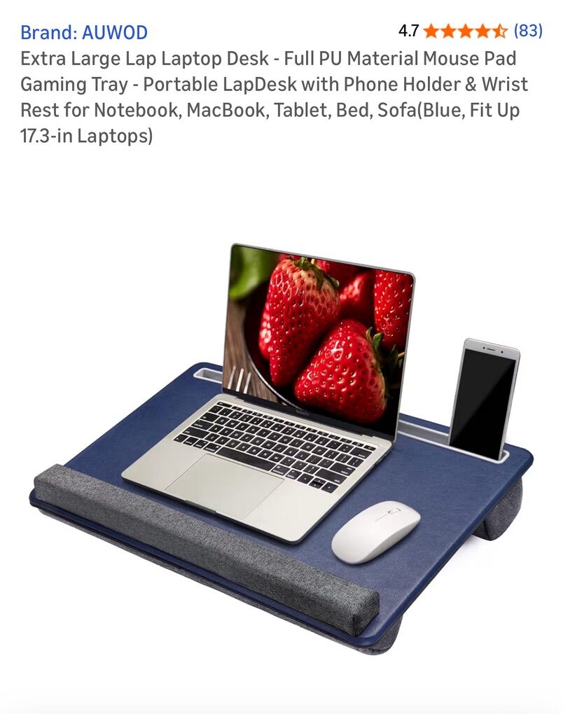 Large Laptop lap Desk - New In Box