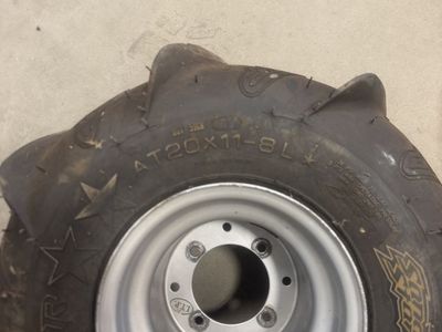 Sand paddle wheels and tires