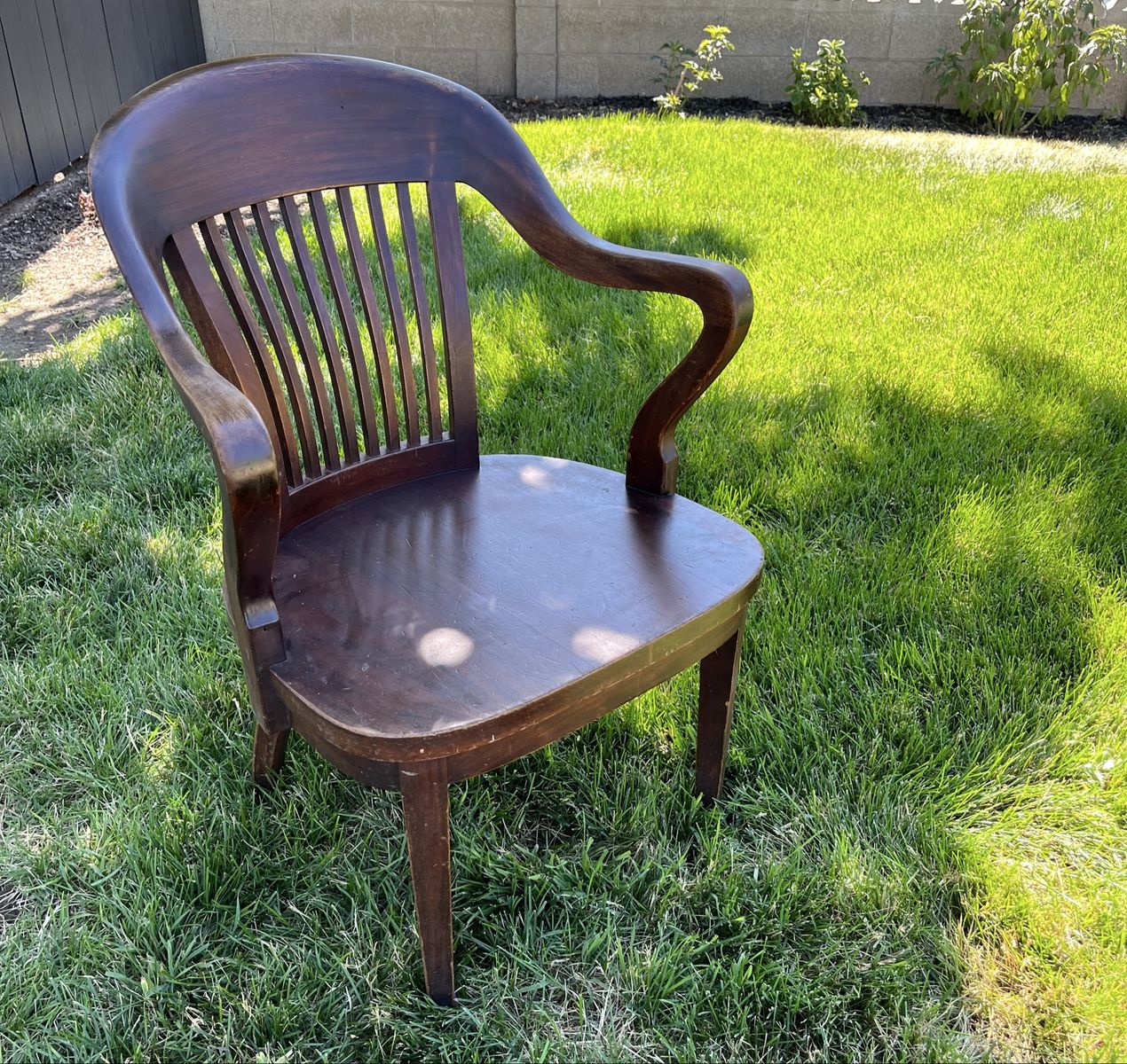 Antique Banker’s or Jury Chair