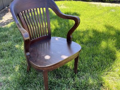 Antique Banker’s or Jury Chair