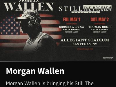 Concert ticket - Morgan wallen - one ticket