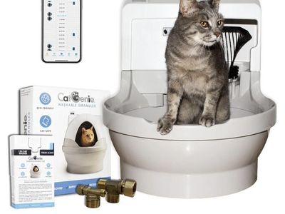 CatGenie A.I. Automatic Self-Cleaning Cat Litter Box System with App Control
