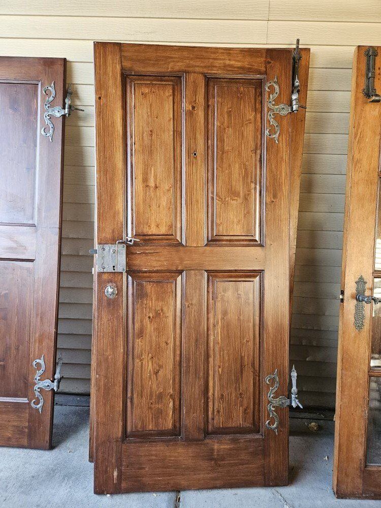 Beautiful Vintage Solid Hardwood Interior Door