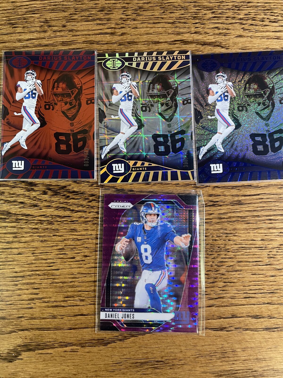 New York Giants trading cards