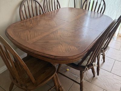Kitchen Table, 6 Chairs