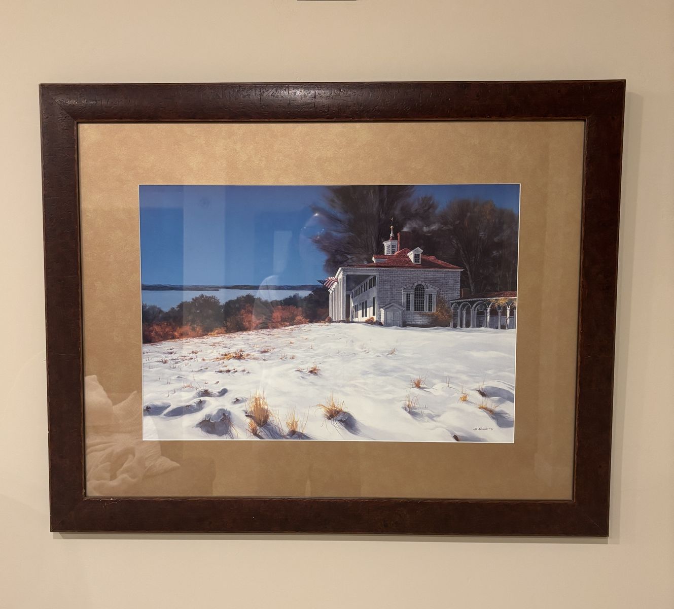 Custom Framed Al Rounds Print