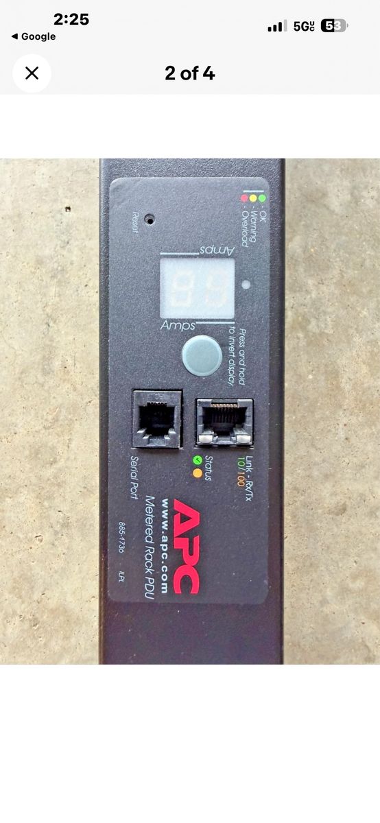 APC AP7841 Metered Rack PDU - 200-208V 30A