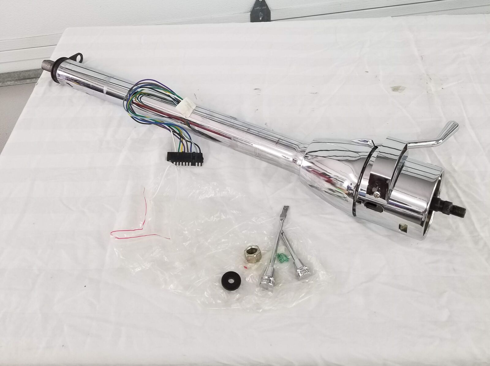 Chevy 1955-57  Chrome Tilt Steering Column Auto Shift with Indicator