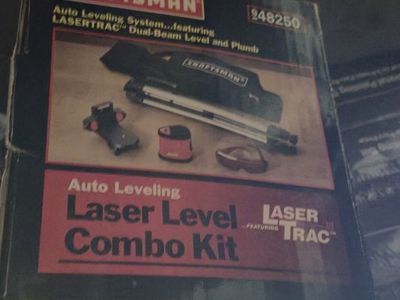 Craftsman Laser Leveling System with Laser Trac & Tripod Zippered Case