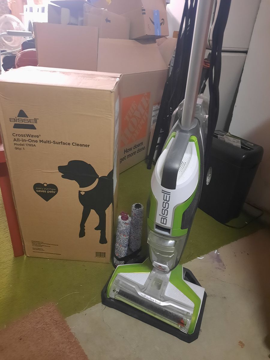 Bissell CrossWave All-in-One Multi-Surface Cleaner Model 1785A with Multi-Surface Brush