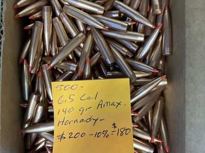 6.5 Cal. 140 Gr Amax.
