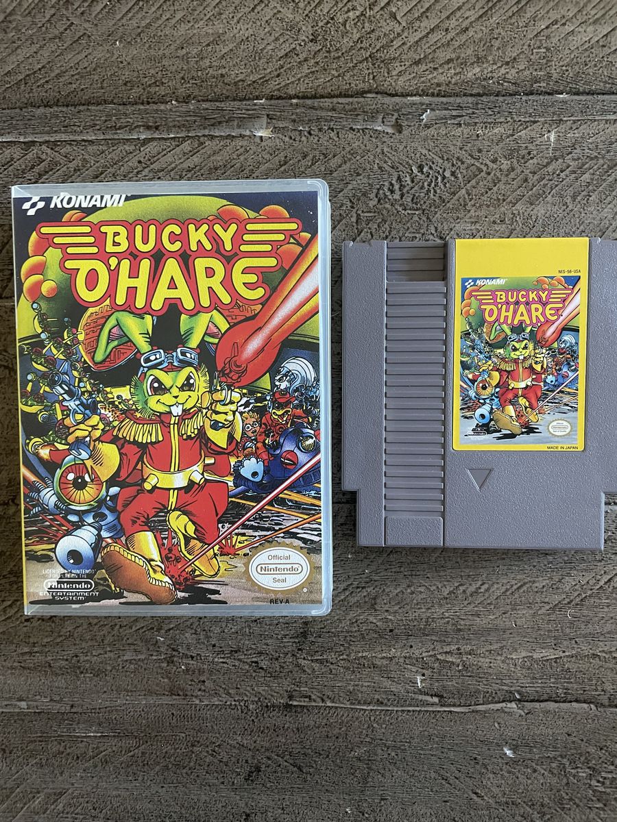 Bucky O’Hare Nintendo NES w/collectors case