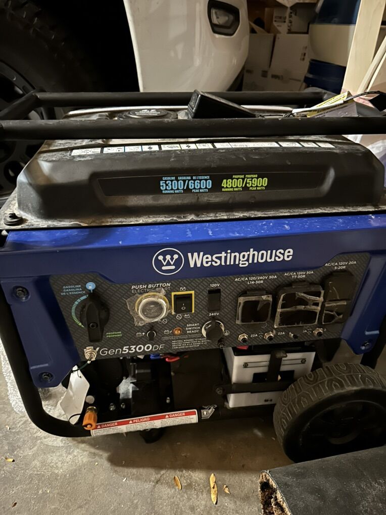 Westinghouse WGen5300DF Dual Fuel Generator