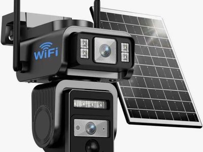 NEW!Solar cctv WiFi Security Camera