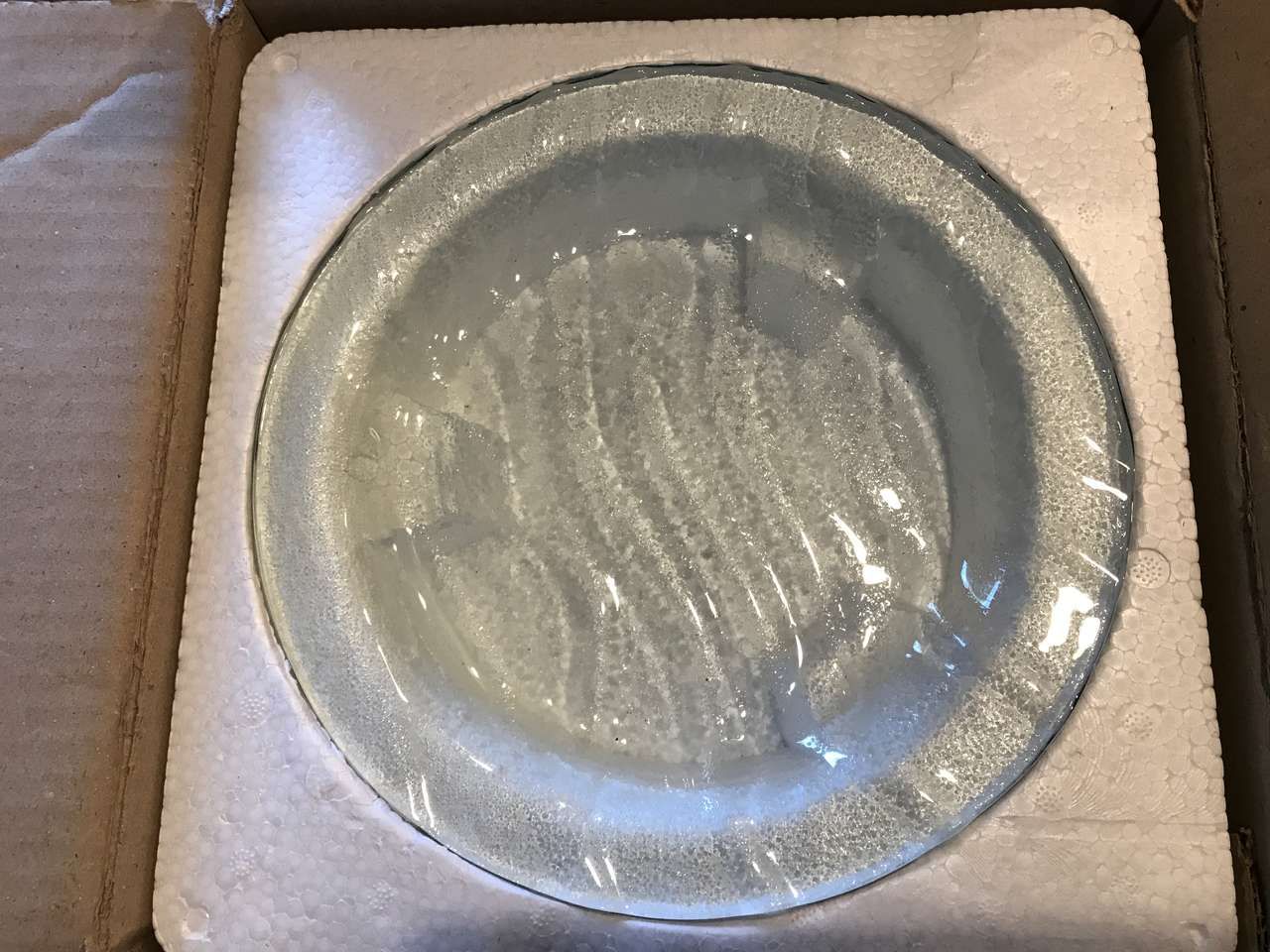 CHOOSE - Glass Candle Holder/Metal Stand, Plate Size 9in Diameter NIB or Star Taper Candle Set