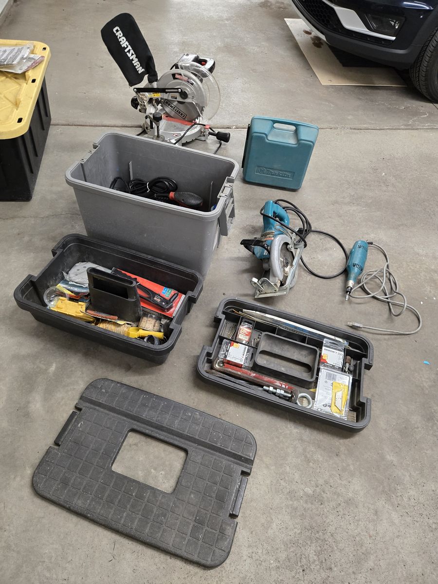 Power Tools, Misc Tools and Tool Box