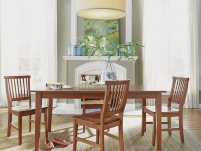 Set of 2, Brand New, Arts & Crafts Cottage Oak Dining Chairs