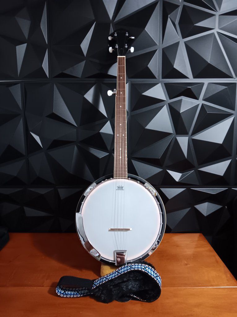 RW Jameson 5-String Banjo Banjo with Strap & Carring Case included. Excellent Conditions!