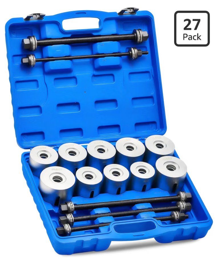 Orion Motor Tech Bushing Press Kit, 27pc Pull and Press Sleeve Kit for Most LCV HGV Engine Cars Vehicles, Universal Seal Bearing