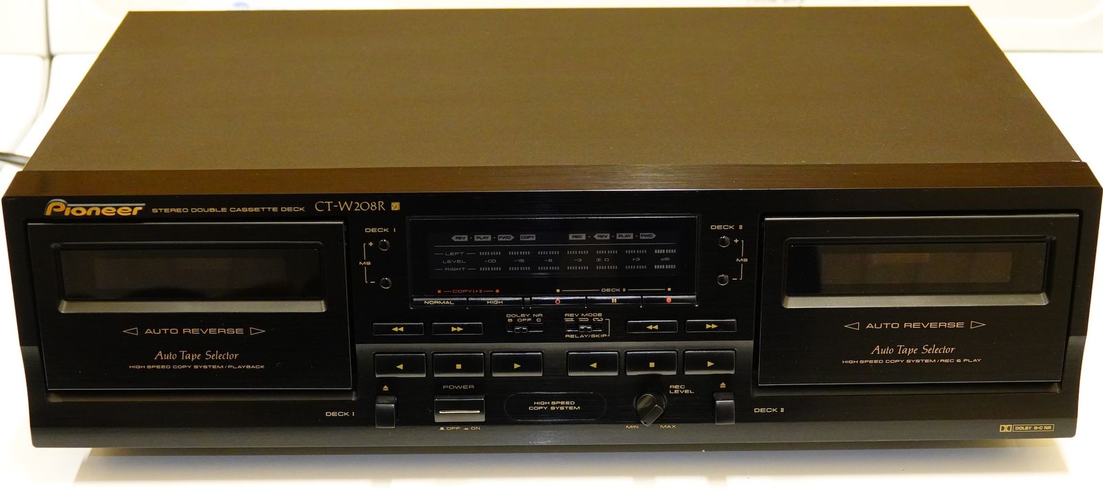 In-The-Box Stereo Auto-Reverse Double Cassette Deck