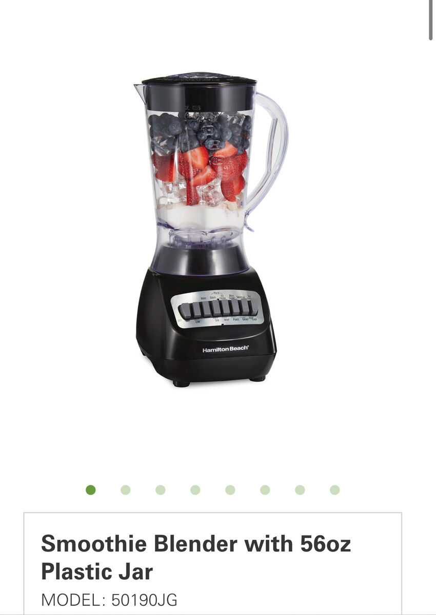 Hamilton Beach Smoothie Blender, New, 10 Speeds