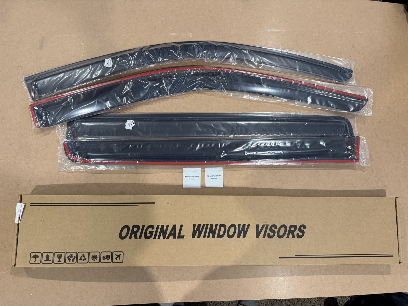 YCLizz Window Visors for 2019-2026 Silverado/GMC Sierra 1500 Crew Cab, In-Channel, Dark Smoke