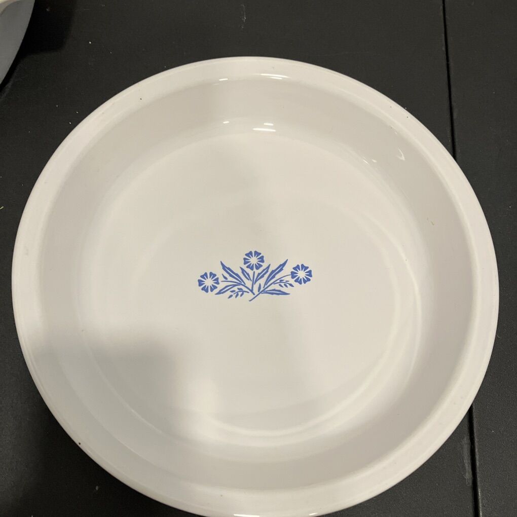 Corning Ware Blue Cornflower Pie Dish P-309