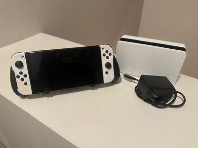 Nintendo Switch OLED Console w/ Dock, Charger, and GripController