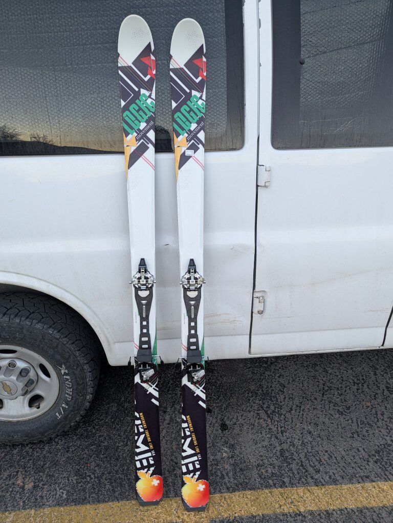 Backcountry touring skis