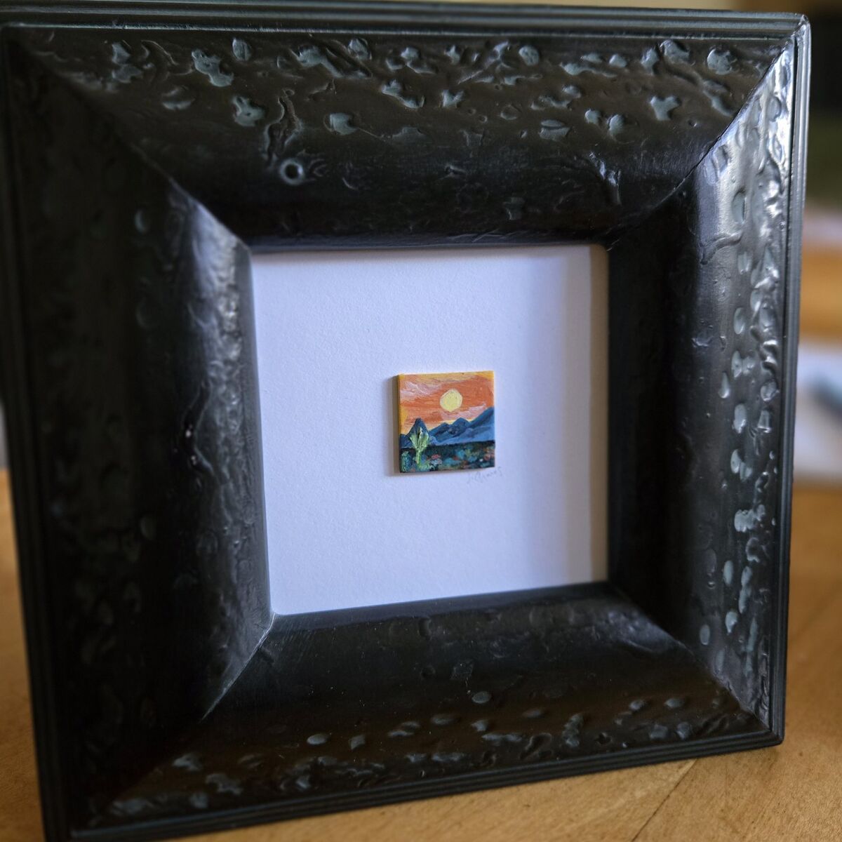 tiny desert painting