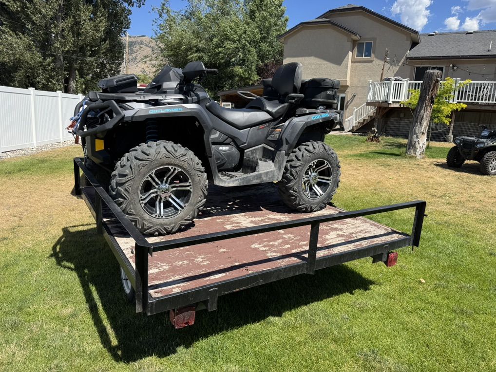 Can Am Outlander Max Xt 650 & Trailer / Plow