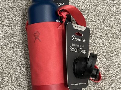 Brand New Hydroflask With Carry holder and Sport Cap