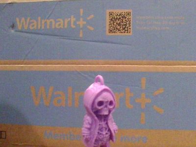 Purple Hoodie Skeleton Keychain- 3D Print