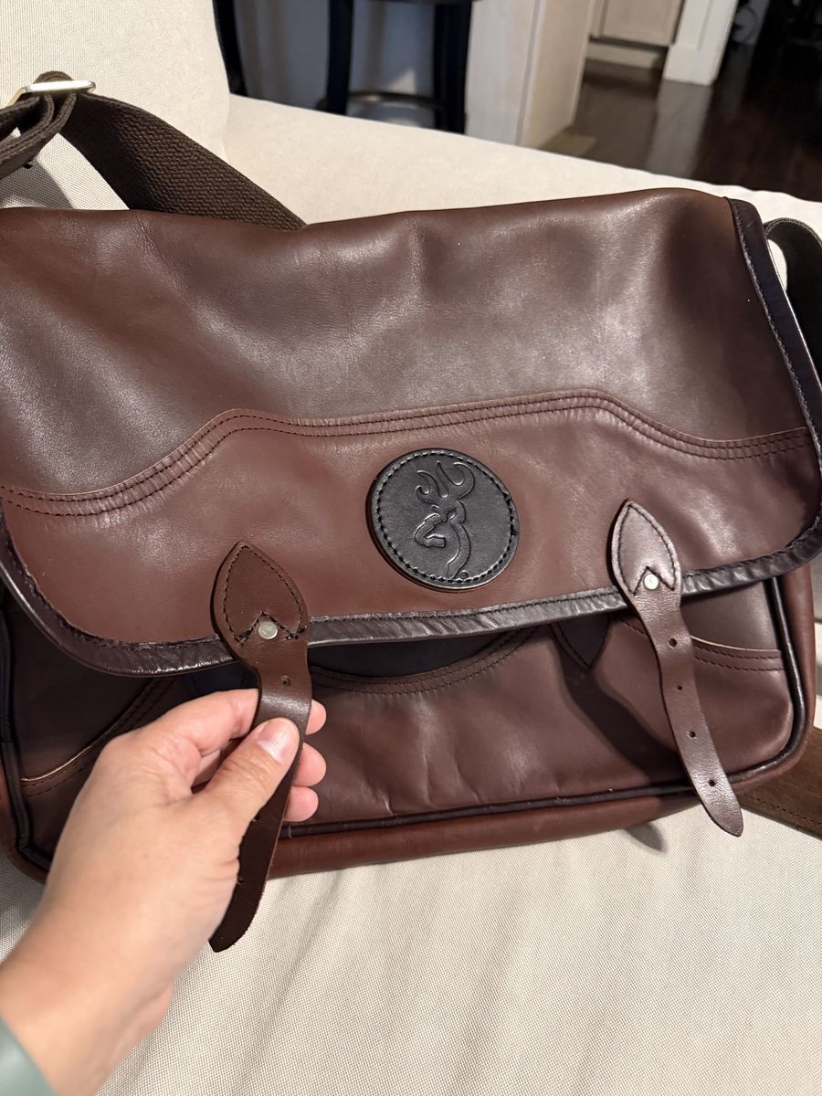 Duluth Pack Leather Book Bag