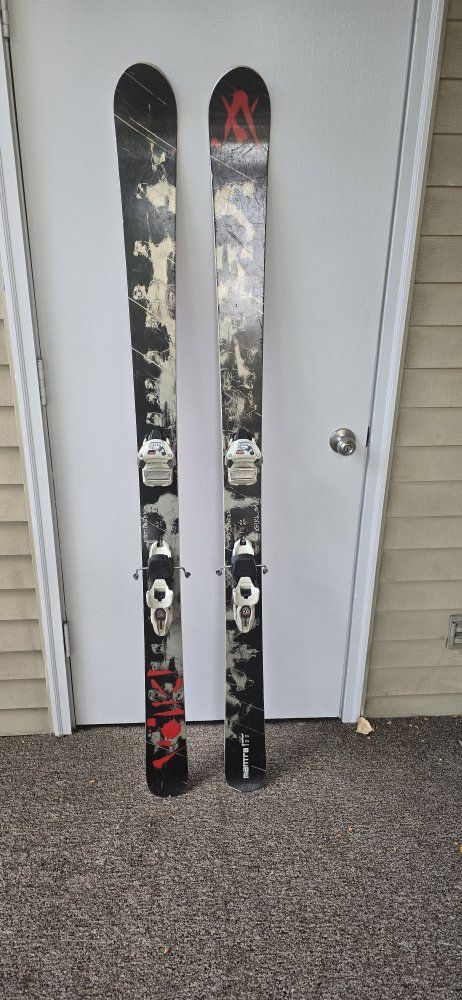 Volkl Mantra Downhill Skis with Bindings Used