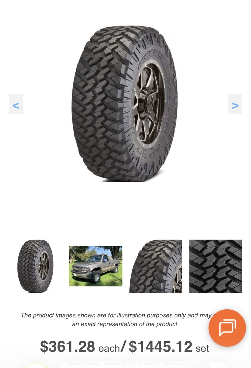Aggressive All-Terrain Truck Tire