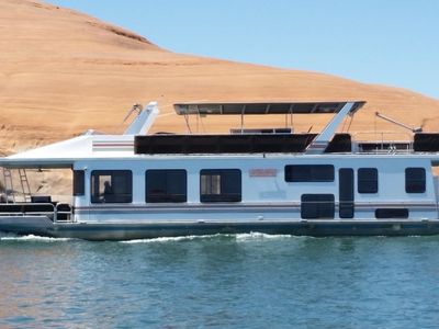 Houseboat At Bullfrog Lake Powell