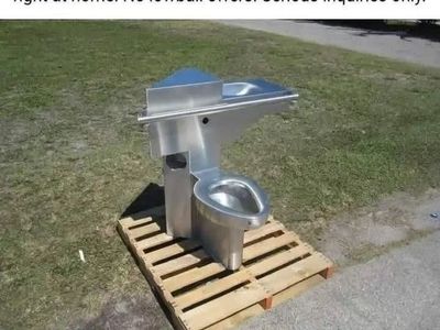 Stainless Steel Prison Sink Combo