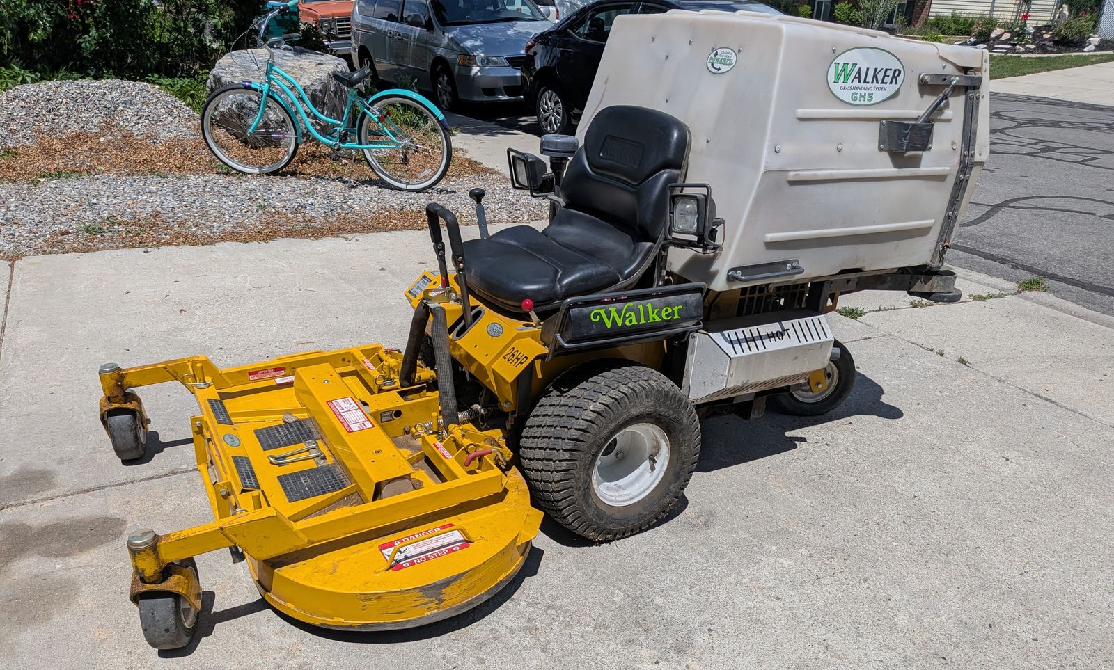 2008 Walker MTGHS 26HP – 181 Original Hours – GHS Collection System