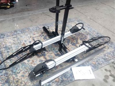 Young Electric 2-Bike Hitch E-Bike Rack with Ramp and 200 lb Capacity