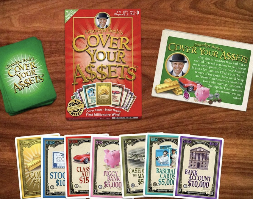 Cover your assets game