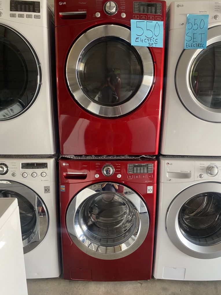 LG Steam Washer And Electric Dryer