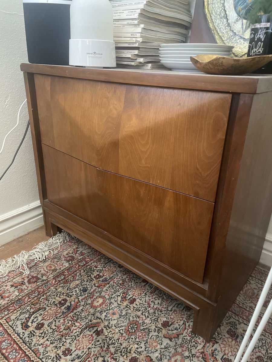 MCM Diamond Front Nightstand