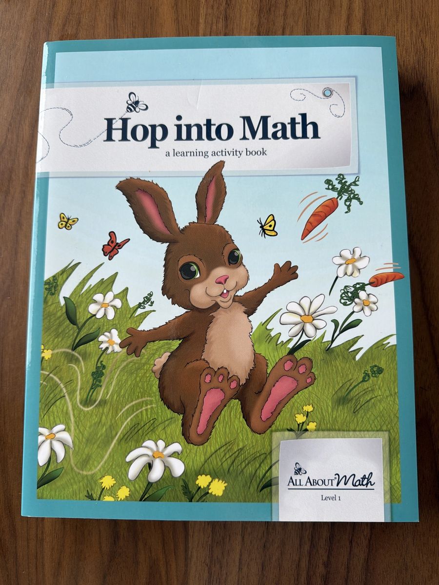 BRAND NEW! Hop into Math: A Learning Activity Book Level 1