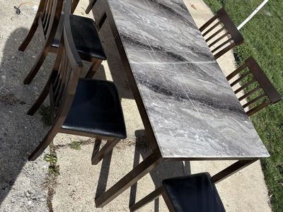 Granite Kitchen Table Set